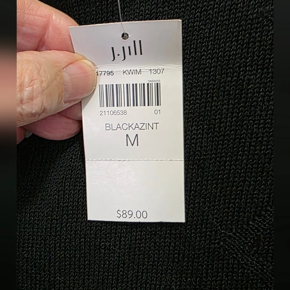 J. Jill Black Knit Skirt - Picture 4 of 4